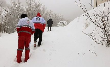 مفقود شدن ۶ نفر در سه استان بدلیل بارش سنگین برف