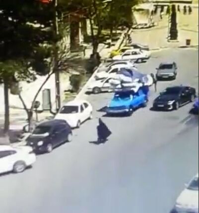 ترمز بریدن وحشتناک یک وانت نیسان در شیراز / ویدئو
