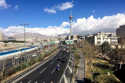 تمیزی هوای تهران در اولین روز سال