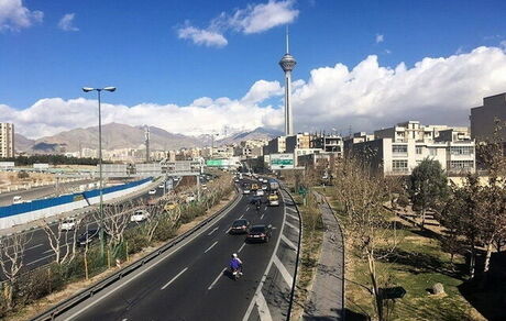 تمیزی هوای تهران در اولین روز سال