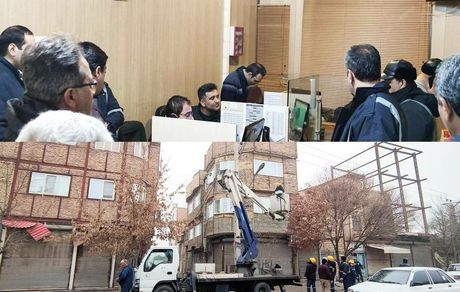وصل برق مناطق زلزله‌زده خوی