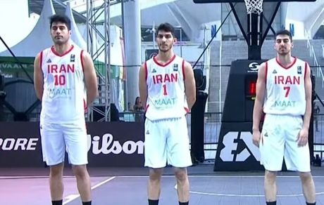 برد تیم ملی بسکتبال سه نفره ایران در مرحله مقدماتی کاپ آسیا