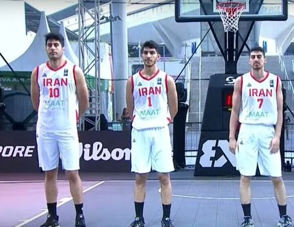 برد تیم ملی بسکتبال سه نفره ایران در مرحله مقدماتی کاپ آسیا
