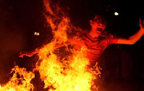 اولین حادثه مربوط به چهارشنبه سوری استان قزوین