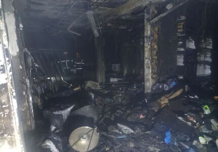 ۲۰ مغازه در پاساژ آشنای سنندج در آتش سوخت
