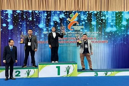 قهرمانی تیم ملی زنان و مردان پاراتکواندو ایران در قهرمانی آسیا