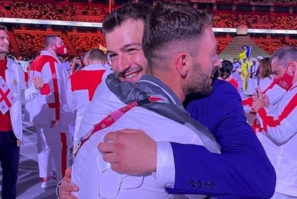 المپیک ۲۰۲۰: دیدار دو برادر سوری بعد از سال‌ها در المپیک در قالب دو پرچم مختلف
