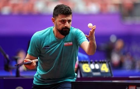 صعود پینگ‌پنگ‌باز کشورمان به دور حذفی انتخابی المپیک