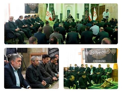 مدیران و همکاران بانک مسکن در سوگ بانوی دو عالم(س) گرد هم آمدند
