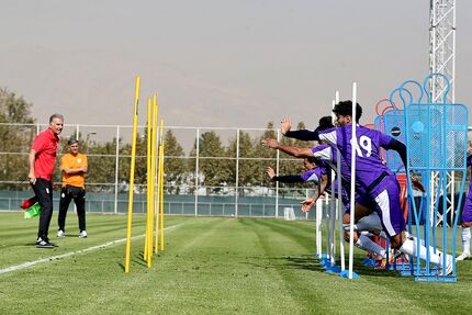 اردوی مشترک تیم ملی با بازیکنان منتخب جوانان زیرنظر کارلوس کی‌روش برگزار شد