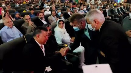 دلیل برخورد سرد و قهری علی دایی با وزیر ورزش مشخص شد + ویدئو