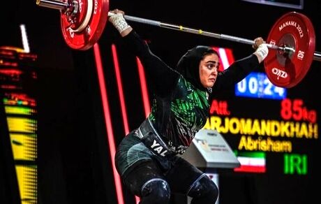 دختر وزنه‌بردار ایران در دسته ۷۶ کیلوگرم قهرمانی آسیا ۲۰۲۲، ششم شد