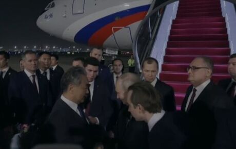 پوتین وارد چین شد + ویدئو