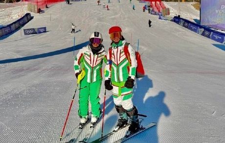 پایان کار آخرین اسکی باز ایران در المپیک زمستانی با رتبه ۵۳ مارپیچ کوچک