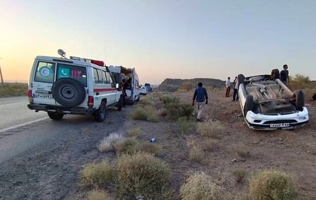 ۶ زائر کربلا در تصادف پل نوغان مصدوم شدند