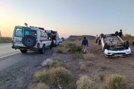 ۶ زائر کربلا در تصادف پل نوغان مصدوم شدند