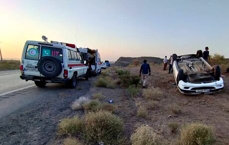 ۶ زائر کربلا در تصادف پل نوغان مصدوم شدند