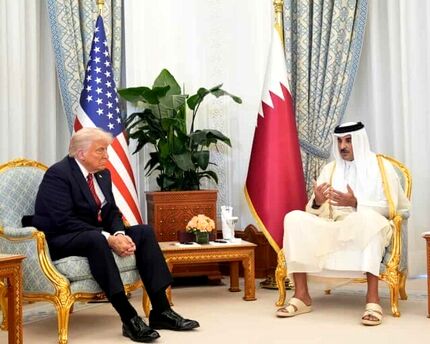 ترامپ با امیر قطر گفت و گو کرد