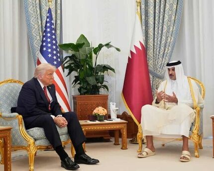 ترامپ با امیر قطر گفت و گو کرد