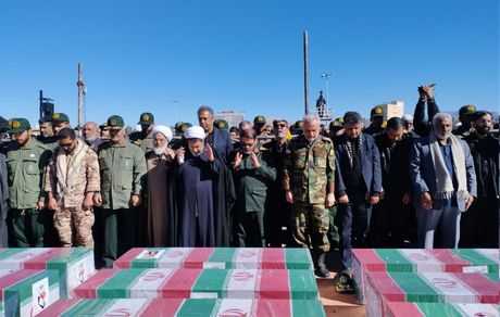 شهدای حادثه تروریستی کرمان تشییع شدند