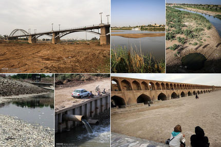 روند کاهشی جریان آب در ۵۶ درصد رودخانه‌های ایران