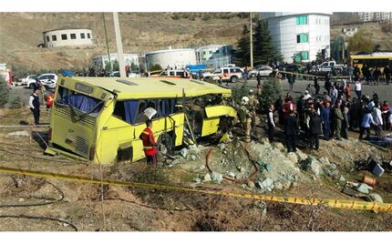 سالروز حادثه مرگبار واژگونی اتوبوس دانشگاه علوم تحقیقات
