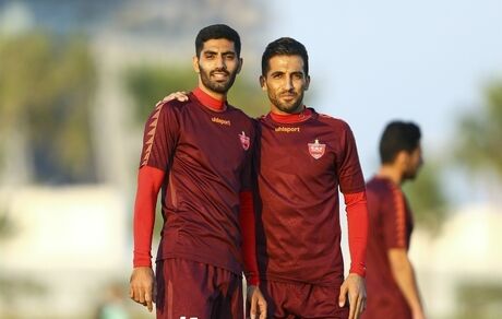 عکس| تمرین پرسپولیس در دوحه قطر