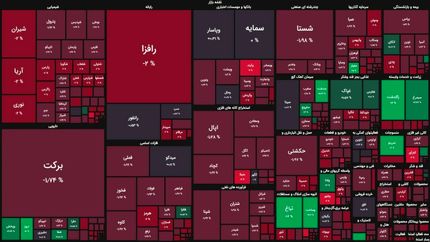 بورس امروز هم با افت تمام کرد
