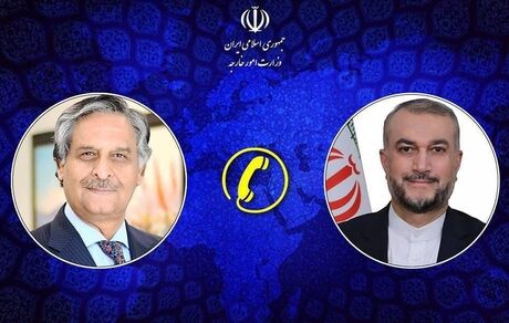 رایزنی وزیر امور خارجه با همتای پاکستانی درخصوص حملات دیشب