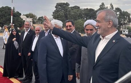 پزشکیان به ترکمنستان رفت