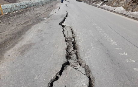 جاده چالوس به دلیل رانش بی‌سابقه بسته شد
