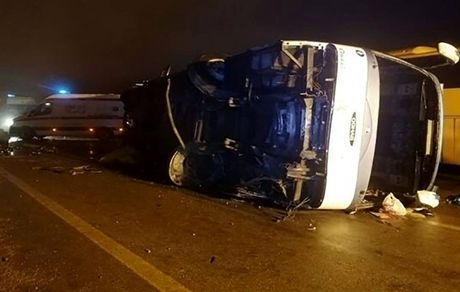 جان باختن ۶ دانش آموز در کرمان در اثر واژگونی اتوبوس