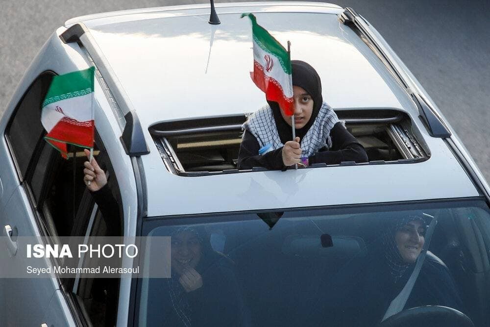جشن پیروزی طرفداران سیدابراهیم رئیسی در قم، تهران و مشهد