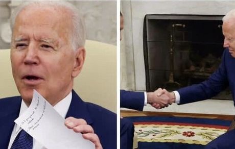 ماجرای دست‌نوشته بایدن درباره ایران در دیدار با الکاظمی