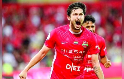 صدرنشینی الاهلی امارات با درخشش سردار آزمون