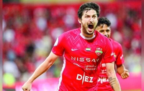 صدرنشینی الاهلی امارات با درخشش سردار آزمون