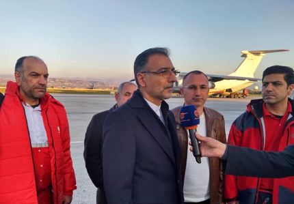 دهمین محموله کمک‌های ایران به زلزله‌زدگان سوریه به این کشور رسید