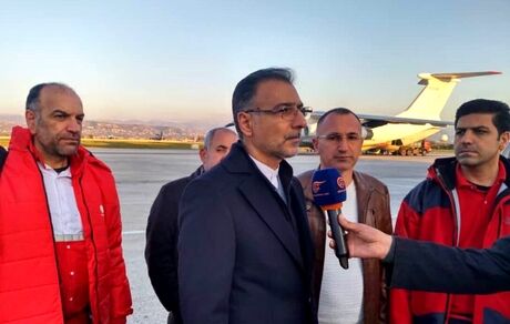 دهمین محموله کمک‌های ایران به زلزله‌زدگان سوریه به این کشور رسید