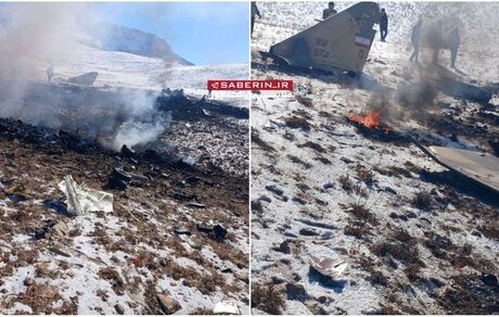 سقوط یک فروند هواپیمای نظامی در کبودرآهنگ