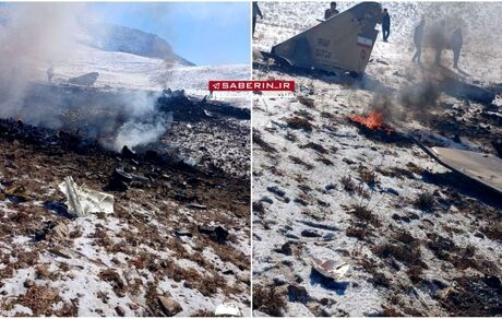 سقوط یک فروند هواپیمای نظامی در کبودرآهنگ