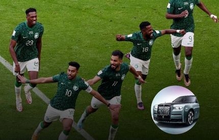 پاداش یک خودروی لاکچری رولزرویس به هر یک از بازیکنان عربستان