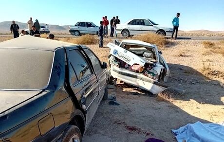۶ کشته و مصدوم در تصادف دو دستگاه پژو پارس