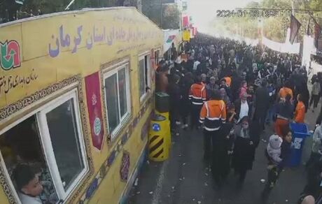 جدیدترین فیلم از لحظه انفجار در کرمان