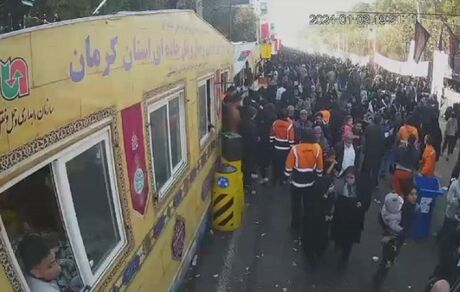 جدیدترین فیلم از لحظه انفجار در کرمان