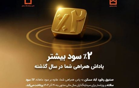 واریز سود مازاد به حساب سرمایه‌گذاران «صندوق ره‌آورد آباد مسکن»