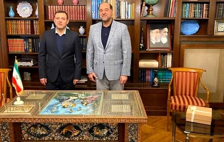 دیدار رئیس فدراسیون فوتبال با سفیر ایران در آلمان در راستای دیپلماسی فوتبالی