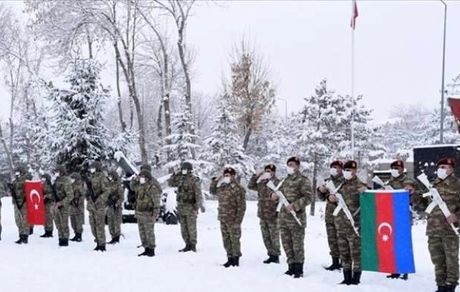 رزمایش نظامی مشترک آنکارا و باکو در مرز ارمنستان