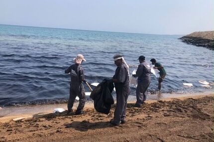 پایان عملیات مهار و پاکسازی آلودگی نفتی در سواحل استان هرمزگان 