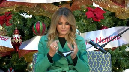 ملانیا ترامپ در جمع کودکان قانون‌شکنی کرد