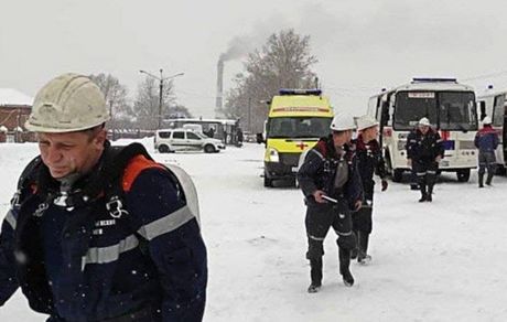 محبوس شدن ۴۸ معدنچی روس بدلیل آتش سوزی